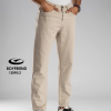 Beige boyfriend denim